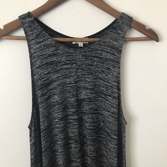 Aritzia Wilfred Free Medium Grey Marl Sleeveless Midi Tank Dress - Picture 5 of 9